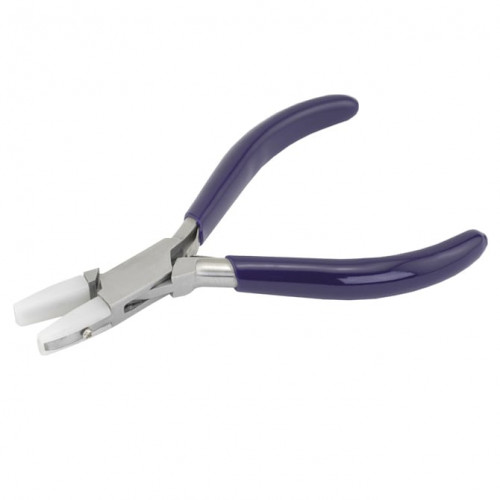 Mazbot Round/Concave Jaw Parallel Pliers – 5.5-Inch Smooth Jaw For Even Pressure On Metal And Wire